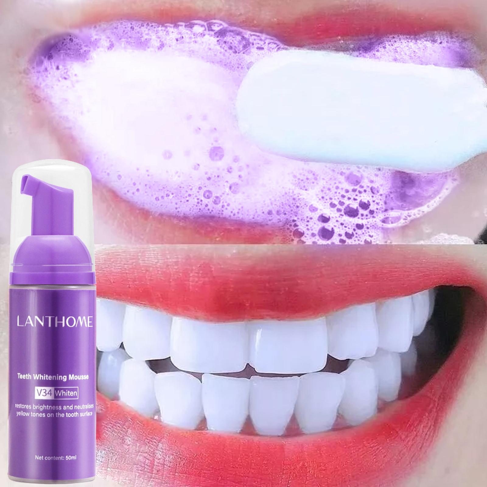 Teeth Whitening Mousse - V34 Mus do czyszczenia zębów Pasta