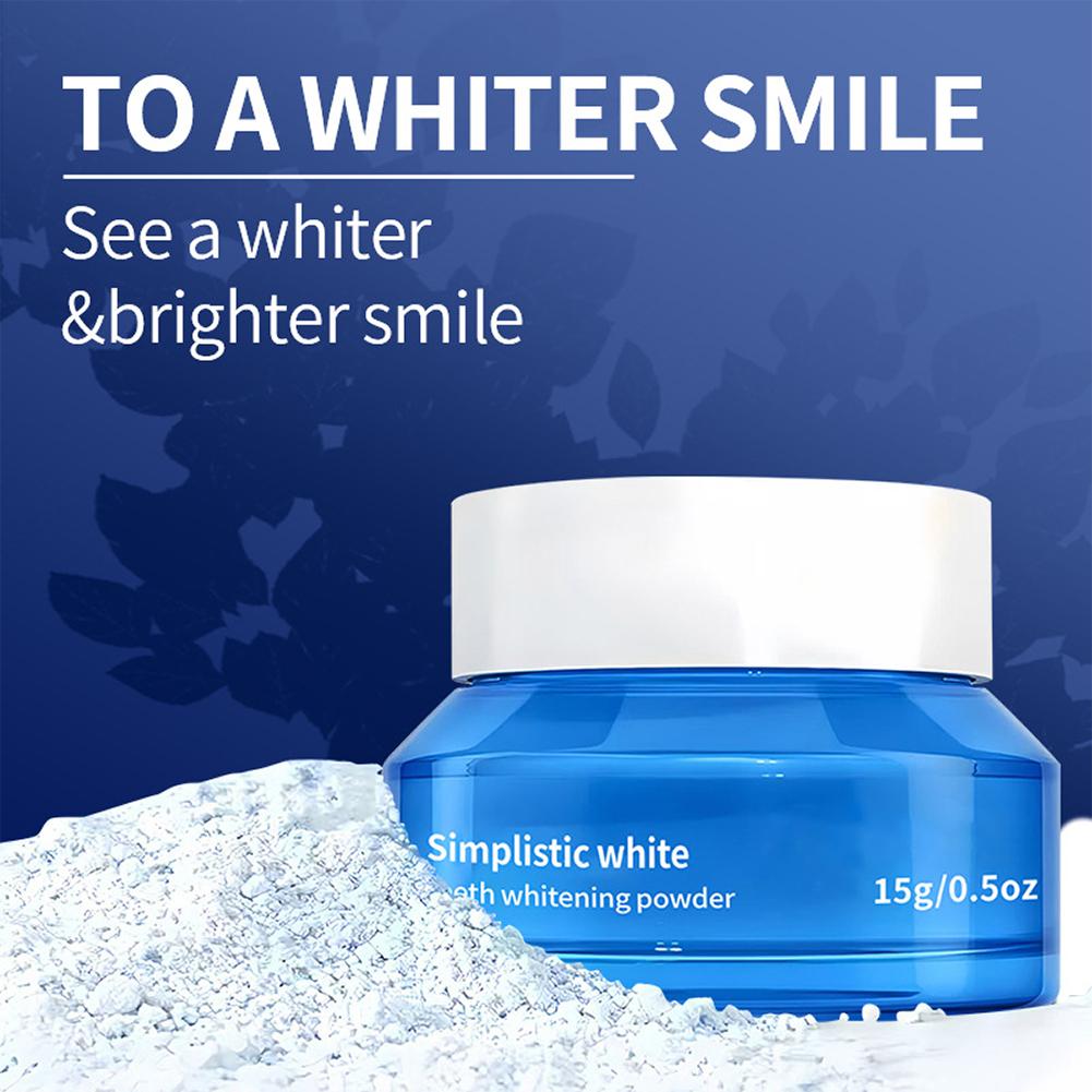 Teeth Whitening Session - Prosty w użyciu biały proszek do