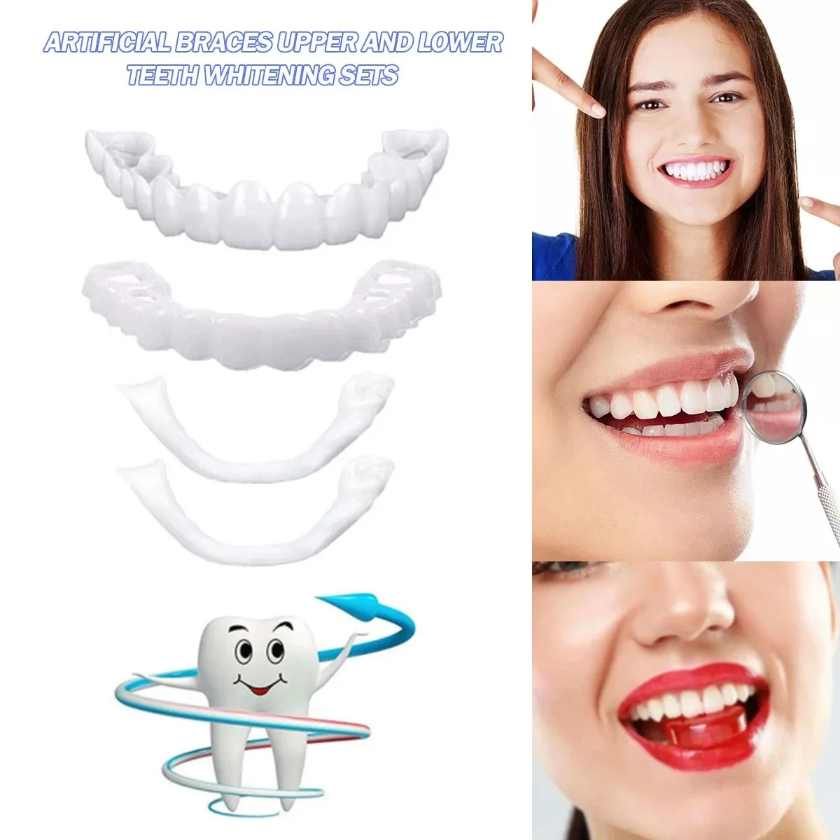 Teeth Whitening Veneers - Okładziny na zęby Wybielanie zębów Protezy