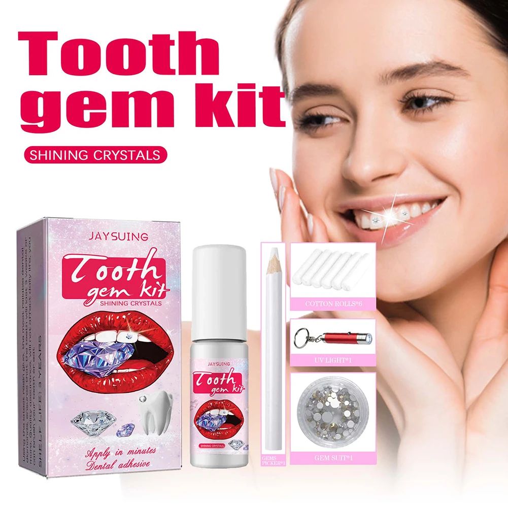 Tooth Gem Kit - DIY zestaw klejnotów do zębów z
