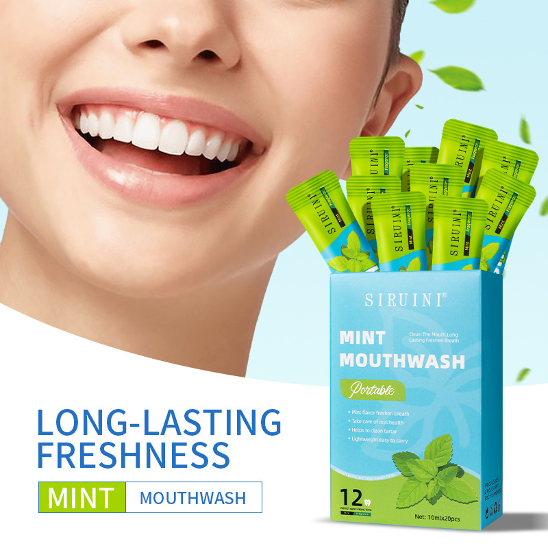 20 SZT. Jednorazowe płyny do p – Teeth Whitening Mouthwash recenzja i cena