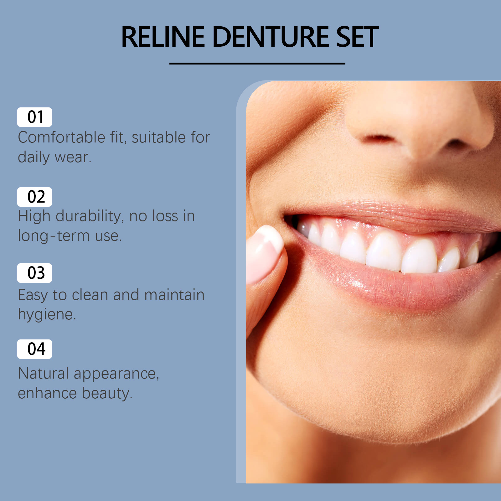 Sztuczne zęby protezy tymczaso – Teeth Whitening Veneers recenzja i cena