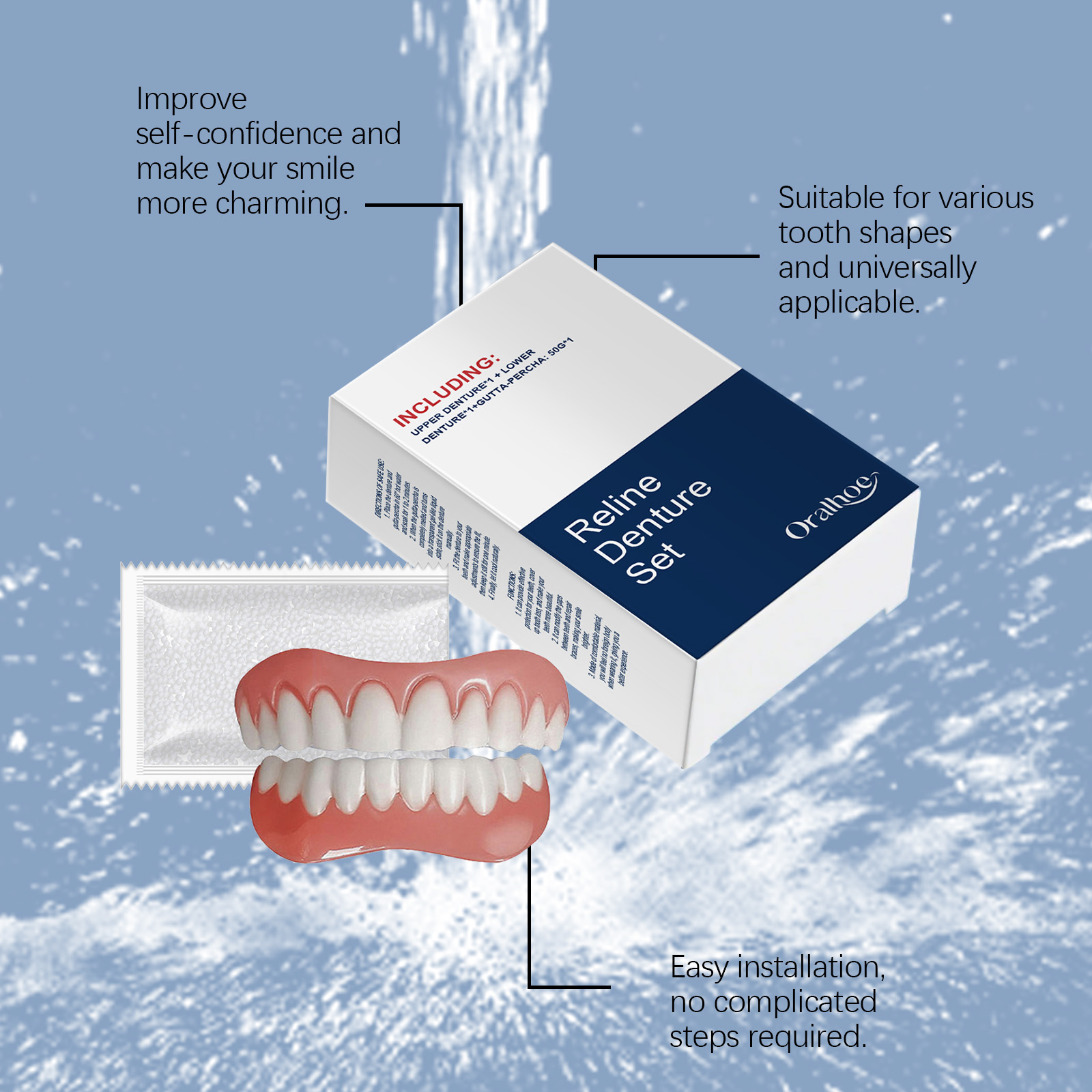 Sztuczne zęby protezy tymczaso – Teeth Whitening Veneers recenzja i cena