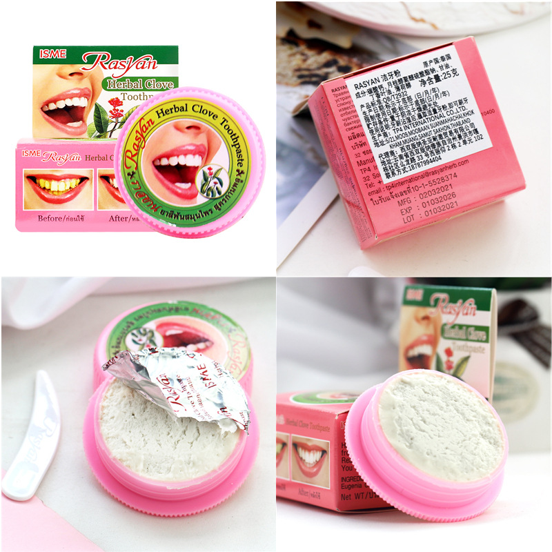 RASYAN Herbal Clove Tooth Powd – Teeth Whitening In Thailand recenzja i cena