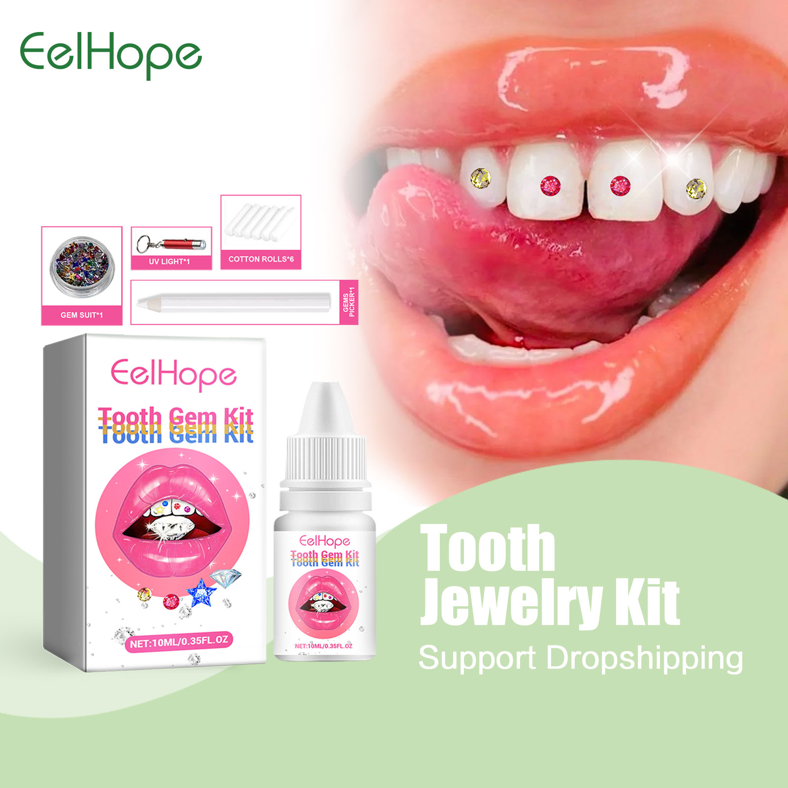DIY Zestaw klejnotów do zębów  – Tooth Gem Kit recenzja i cena
