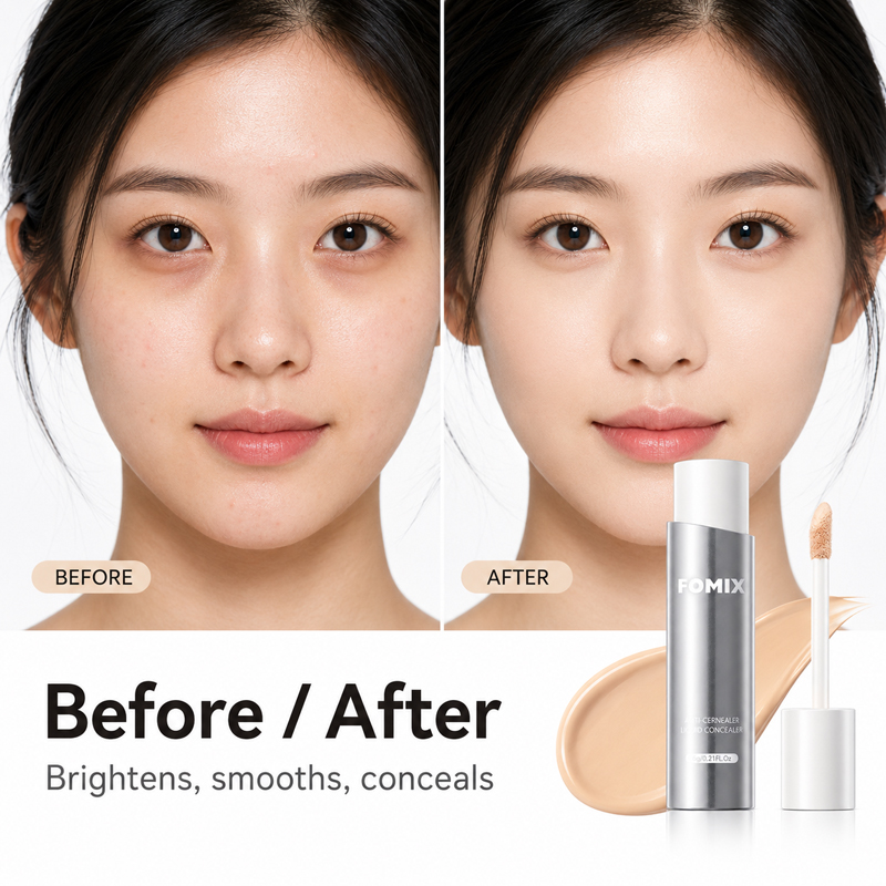 FOMIX Liquid Concealer Pełne K – Charcoal Whitening Paste recenzja i cena
