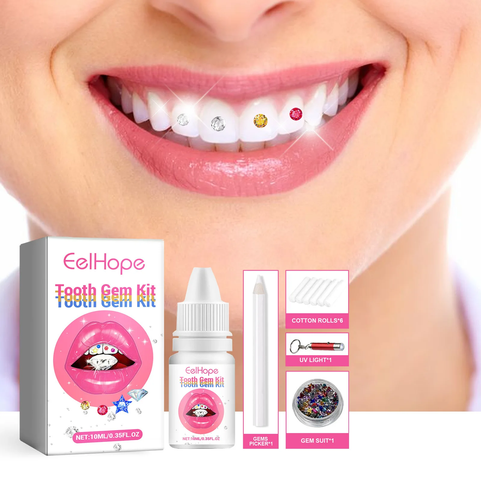 Zestaw do zdobienia zębów DIY  – Tooth Gem Kit recenzja i cena
