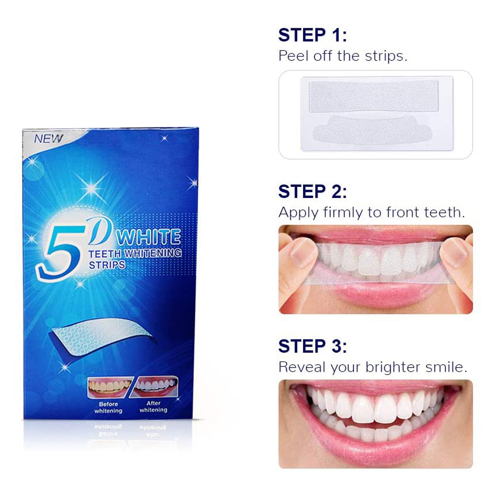 Paski do wybielania zębów 5D,  – Teeth Whitening Session recenzja i cena
