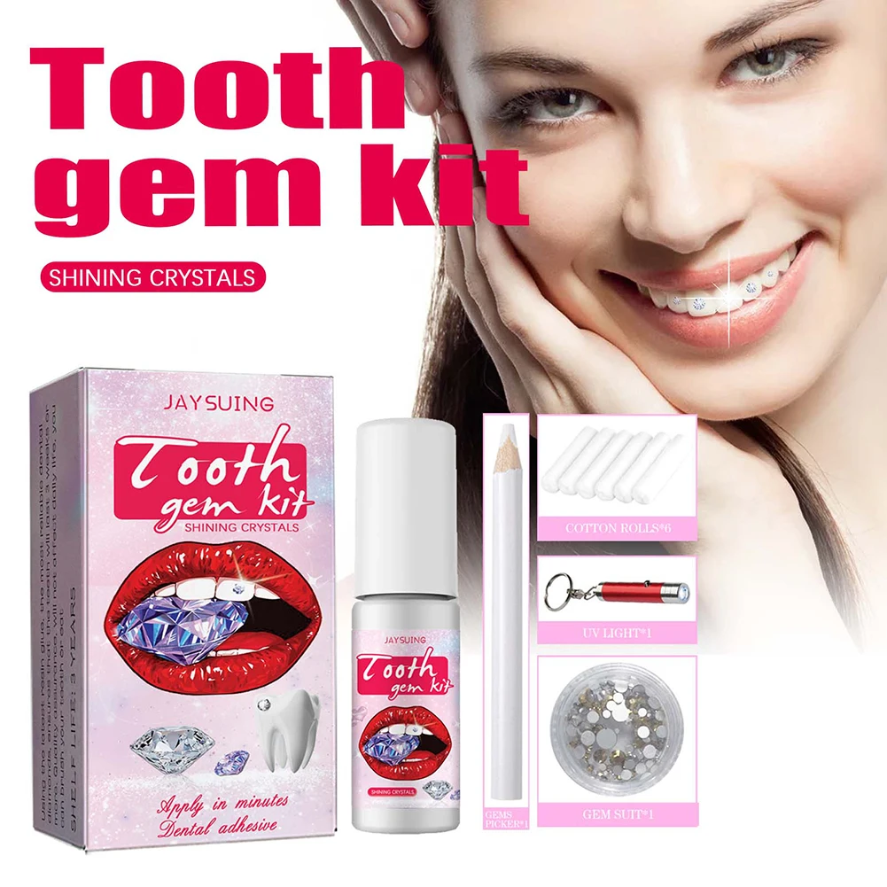 DIY zestaw klejnotów do zębów  – Tooth Gem Kit recenzja i cena